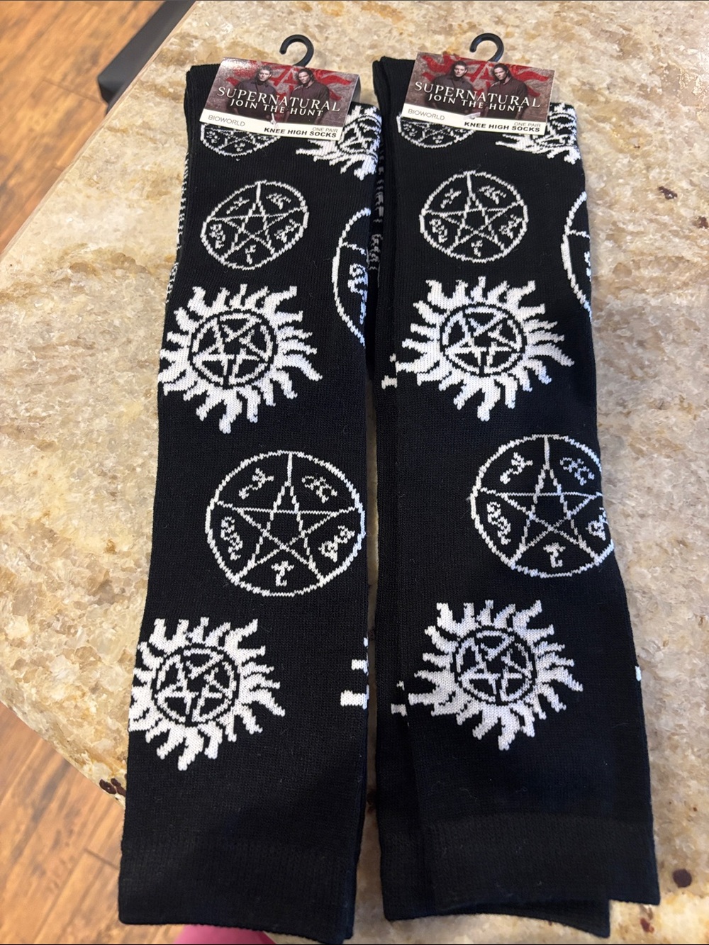 Supernatural knew high socks.